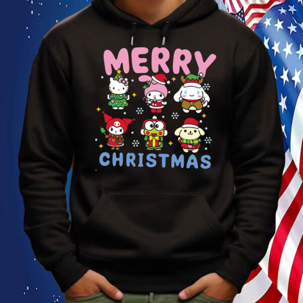 Kitty and Friends Merry christmas Shirt