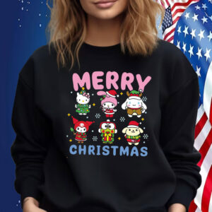 Kitty and Friends Merry christmas Shirt
