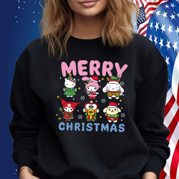 Kitty and Friends Merry christmas Shirt