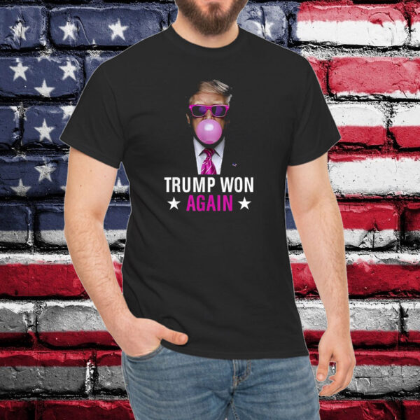 Congratulations Trump Won Again 2024 Election Vote President 47th American Shirt