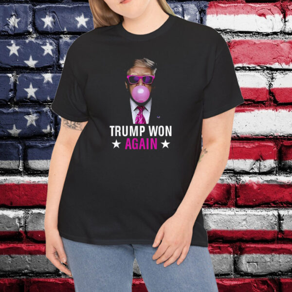 Congratulations Trump Won Again 2024 Election Vote President 47th American Shirt