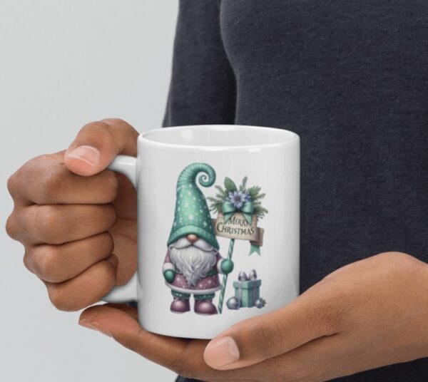 Cute Gnome Mug, Women Holiday Gift