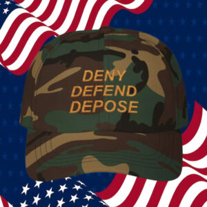 Deny Defend Depose Camo Hat