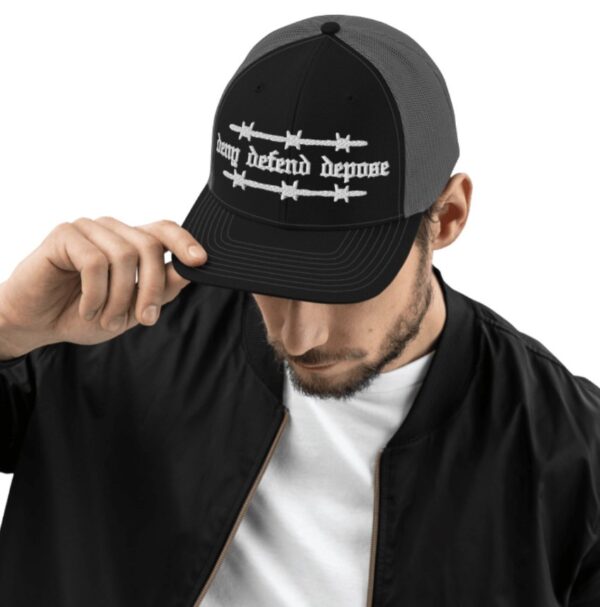 Deny Defend Depose Trucker Hat