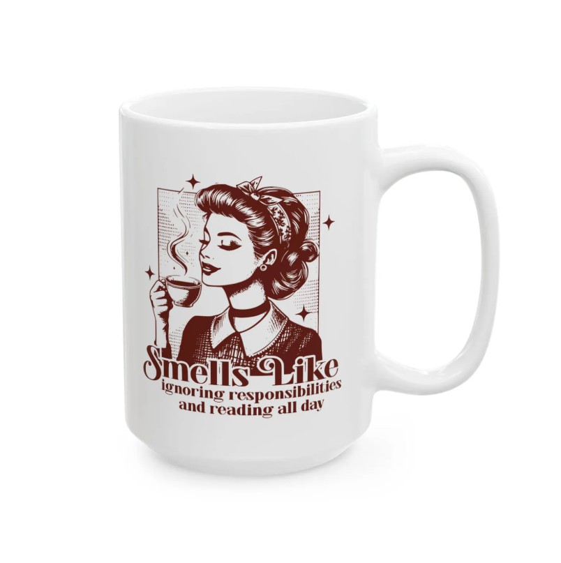 Funny Bookish Mug, Light Academia, Bookish Gifts