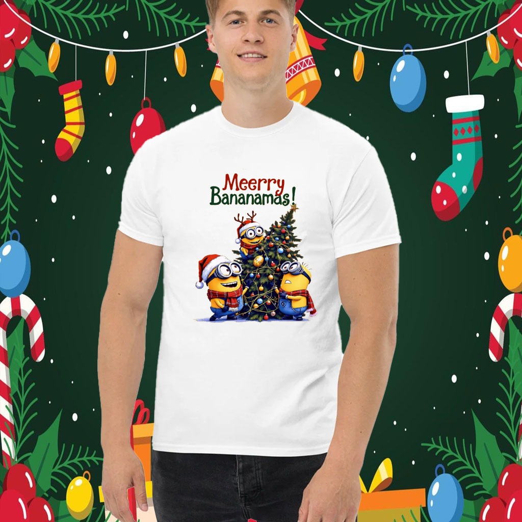 Merry Bananamas Vibes T-Shirt, Minions Christmas Shirt