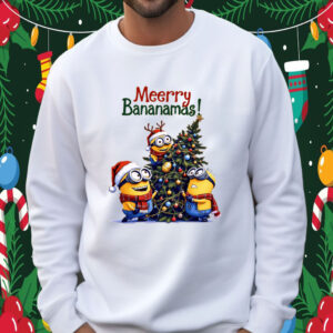 Merry Bananamas Vibes T-Shirt, Minions Christmas Shirt
