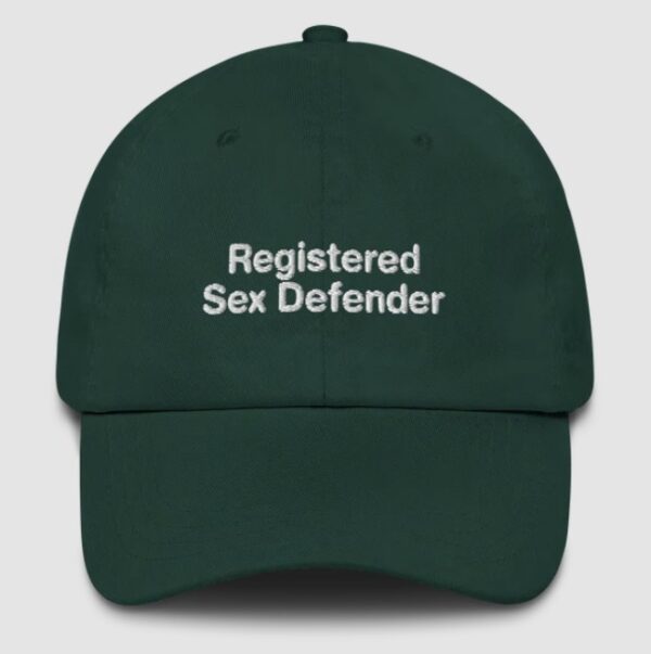 Registered Sex Defender Hat