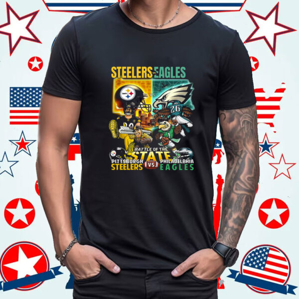Steelers Vs Eagles Battle Of The State Shirt