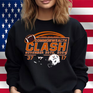 Virginia Tech Hokies Vs Virginia Cavaliers 2024 Commonwealth Clash Score Shirt