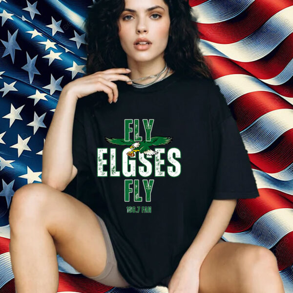 106.7 The Fan Fly Elgses Fly Funny Shirt