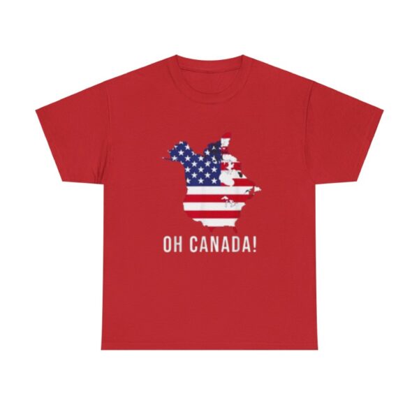 Oh Canada Funny Donald Trump American Flag T-Shirt