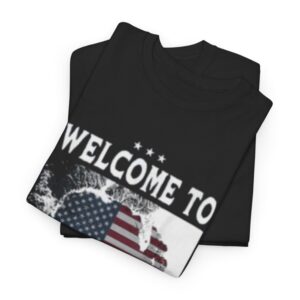 Vintage American Flag Welcome to America's Gulf T-Shirt