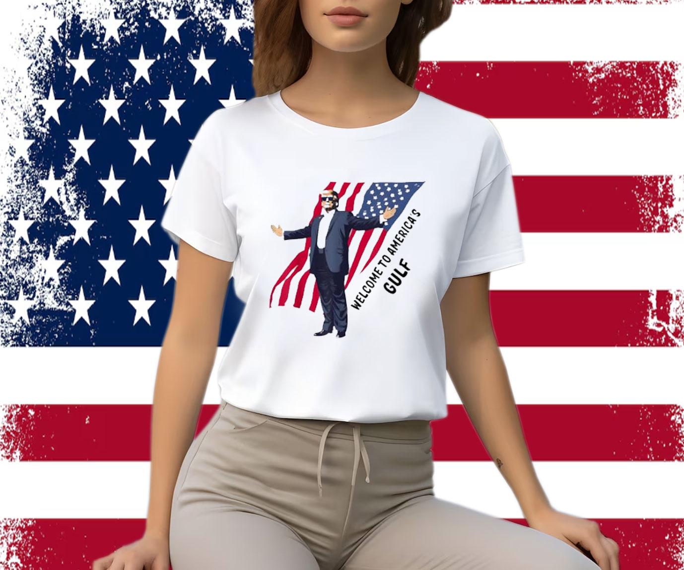 Welcome To America's Gulf Trump Mexico America Shirt