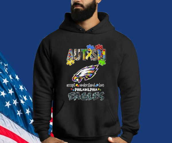 Autism Accept Understand Love Philadelphia Eagles Shirt