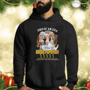 End Of An Era Gregg Popovich Forever In Our Hearts Shirt