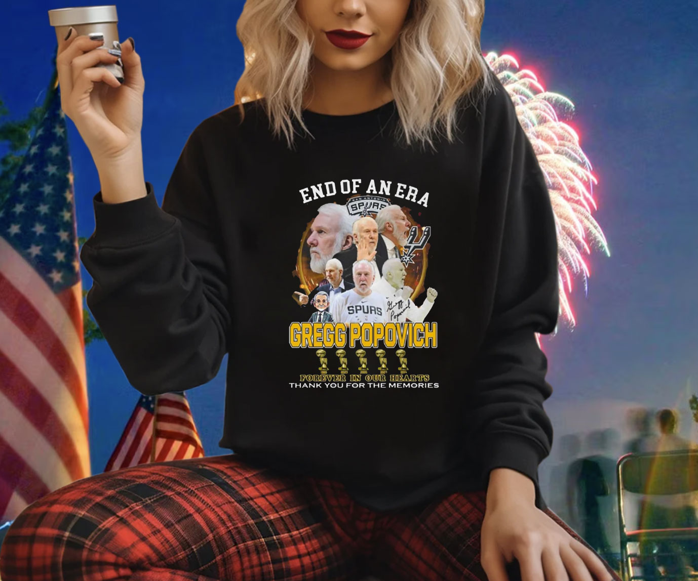 End Of An Era Gregg Popovich Forever In Our Hearts Shirt