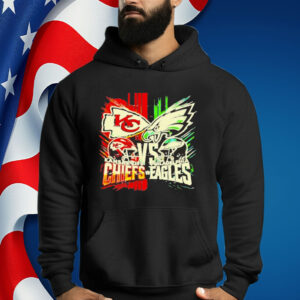 Official Kansas City Chiefs vs. Philadelphia Eagles transparent 2025 shirt