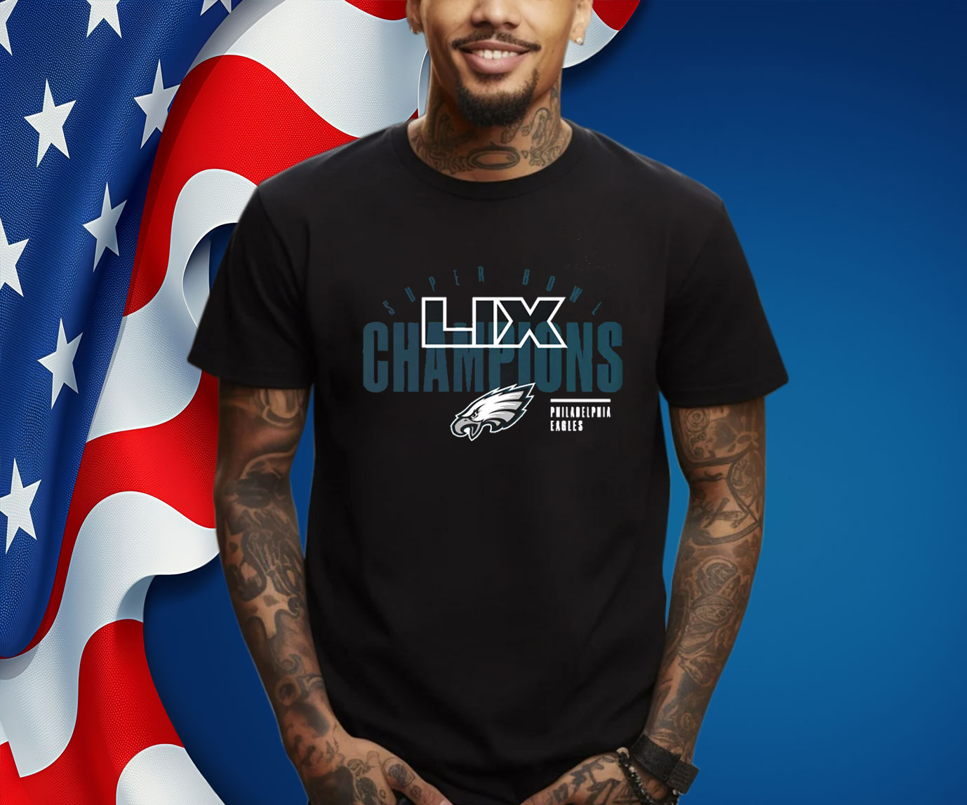 Philadelphia Eagles Super Bowl LIX Champions Legacy Iconic Victory Shirt