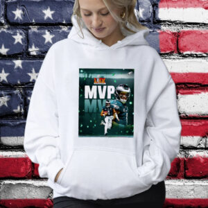 Super Bowl LIX 2025 Philadelphia Eagles Jalen Hurts MVP graphic shirt