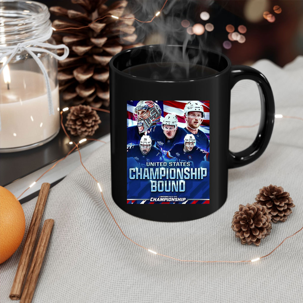 USA Clinches 2025 4 Nations Face-Off Championship Bound Mug