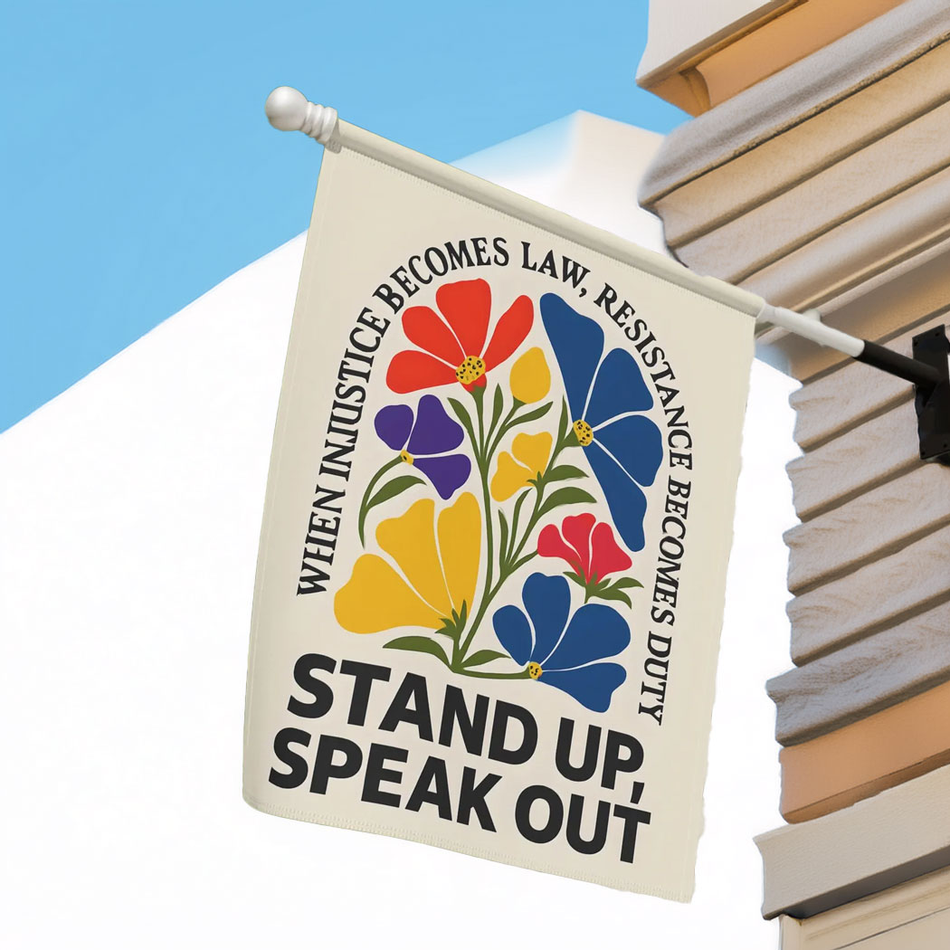 Protest Flag, Protest Sign, Defend the Constitution