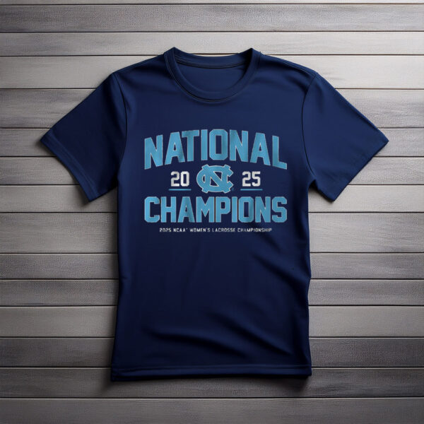UNC Women's Lacrosse 2025 National Champions Shirt