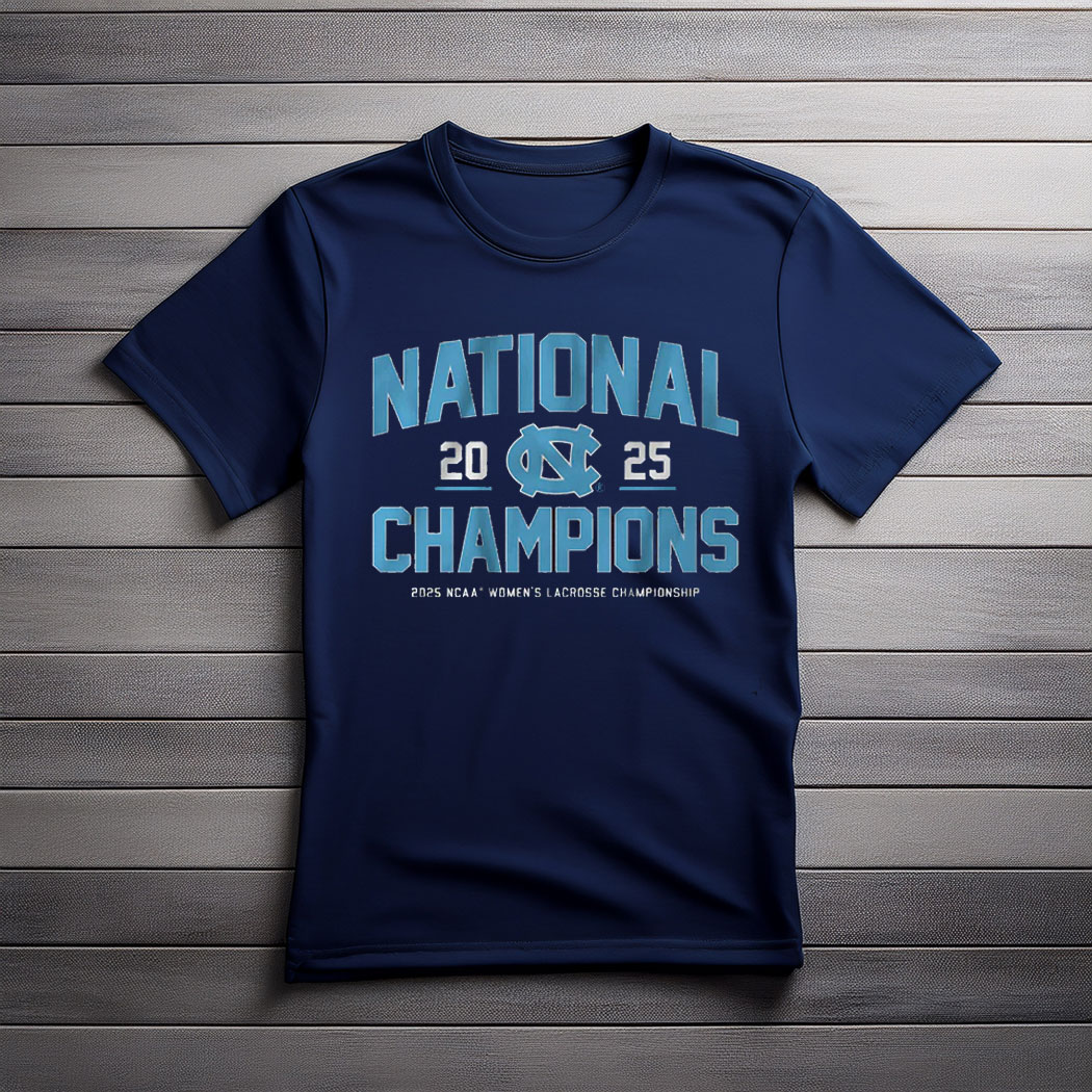 UNC Women's Lacrosse 2025 National Champions Shirt