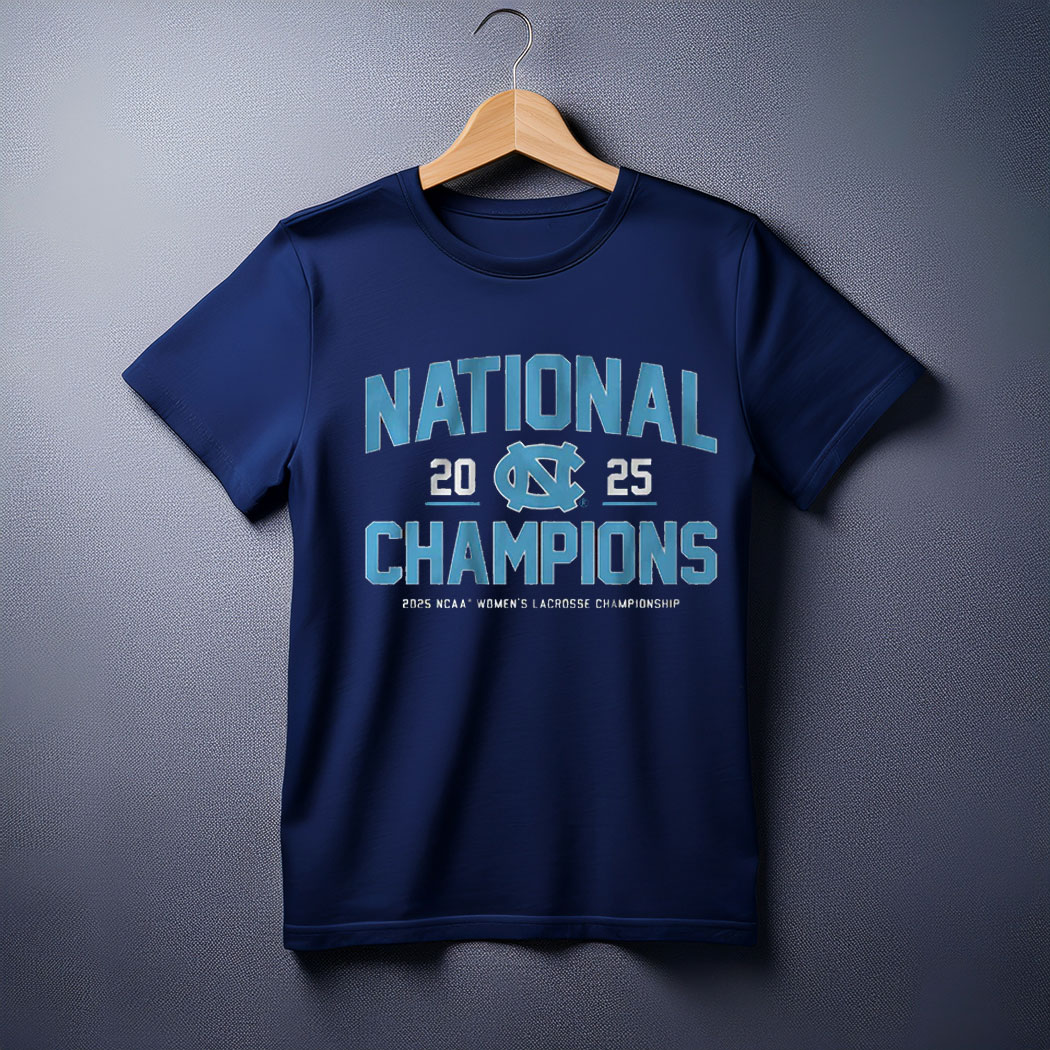 UNC Women's Lacrosse 2025 National Champions Shirt