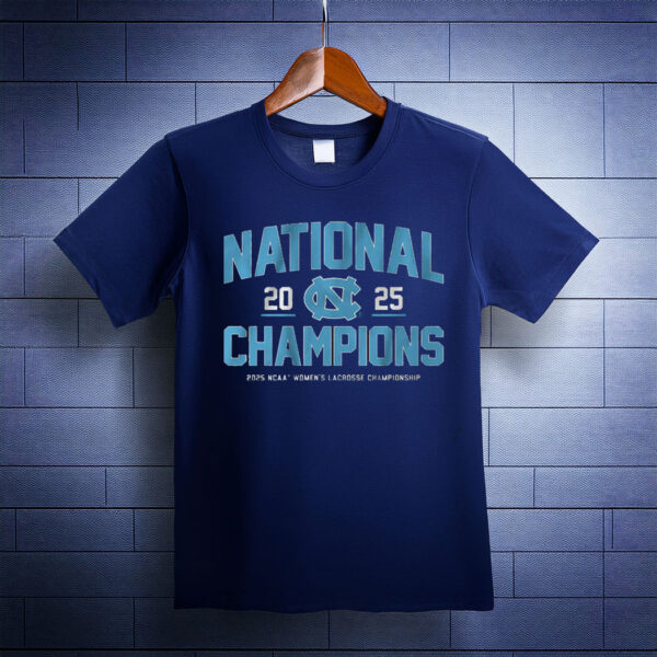 UNC Women's Lacrosse 2025 National Champions Shirt